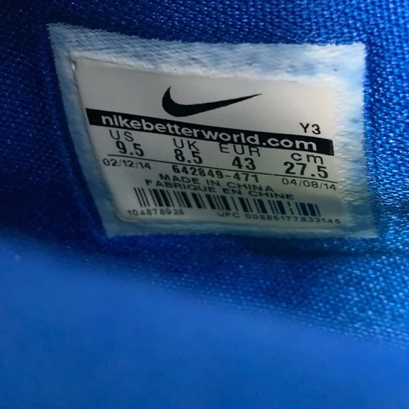 Nike Lebron James Sprite Low XI 11 642849-471 9.5 Blue Basketball - Picture 9 of 9